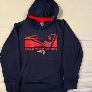 Kids Navy and Red New England Patriots Hoodie